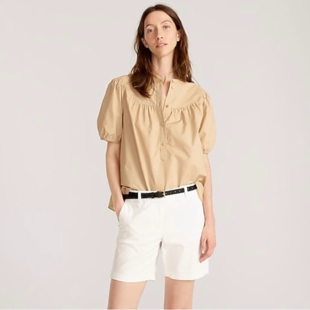 J. Crew Andie Cream Shorts Size 4
